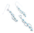 Authentic Sterling Silver Turquoise Pendant Earrings Jewelry Set RX101791
